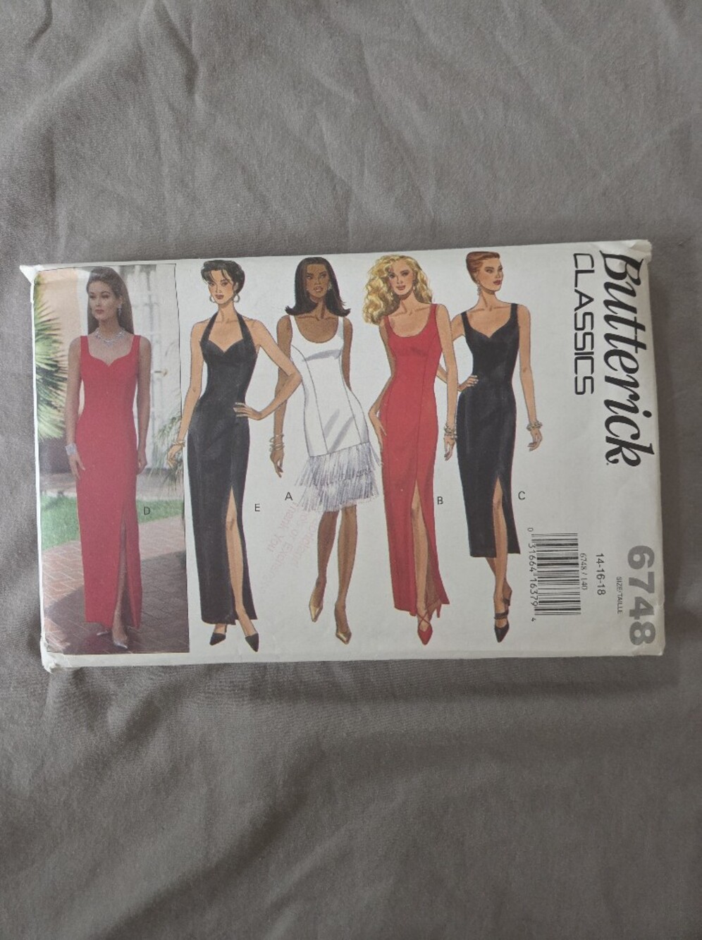 Butterick Classics 6748 Sewing Pattern